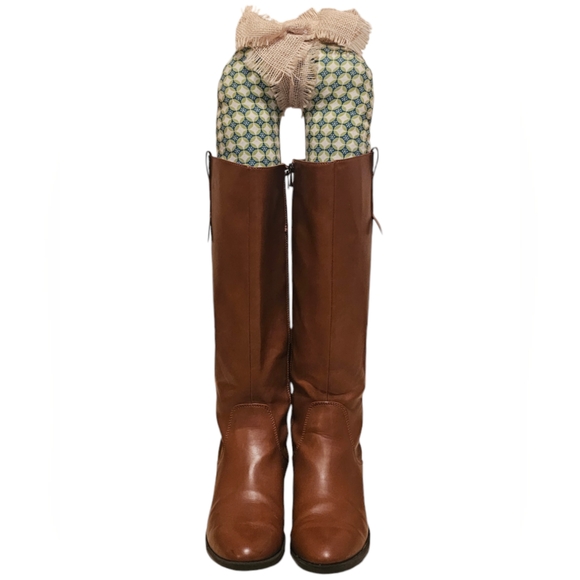 Sam and Libby Brown Knee High Riding Boots - Picture 1 of 9
